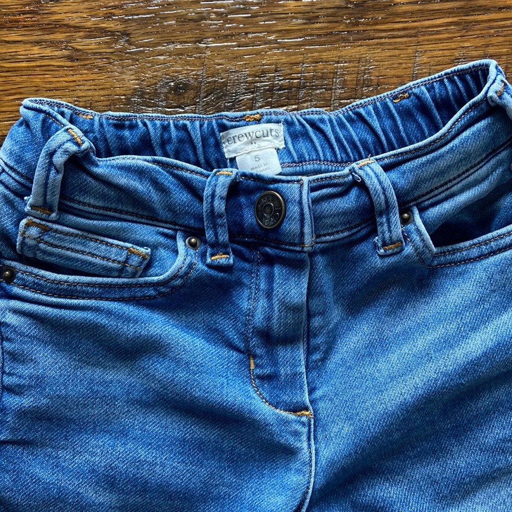 Crewcuts girls size 5 jeans